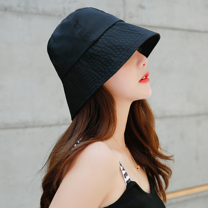 盆帽女夏季韩版潮水桶遮脸渔夫帽子女