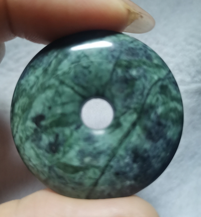 西藏藏玉吊坠玉佩玉雕挂件药王石玉牌蛇纹石养...