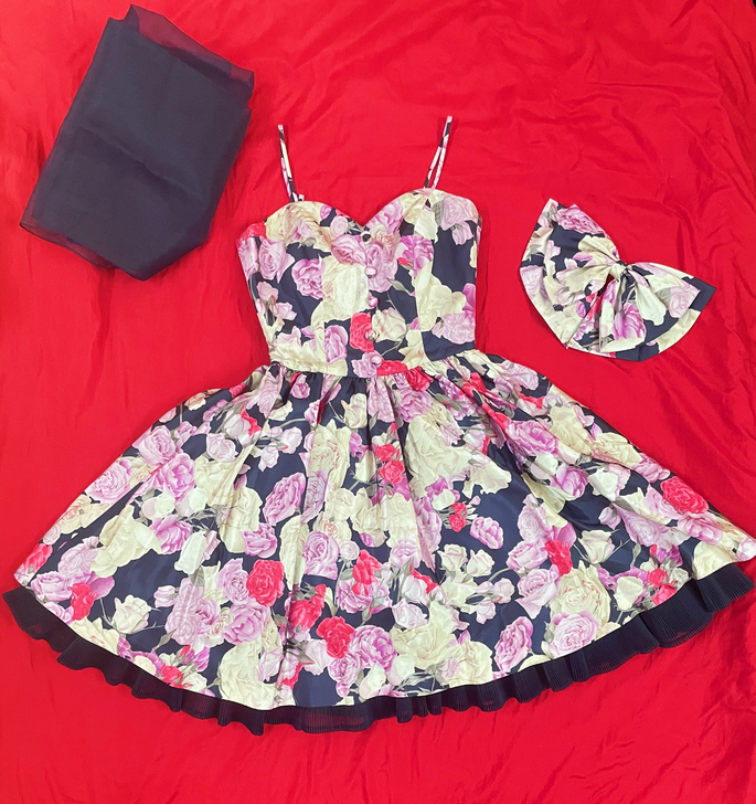 日本直邮Vintage连衣裙 水无花音V...