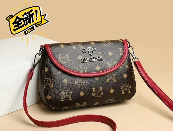 超低价出售袋鼠真皮质感包包2021新款女简...