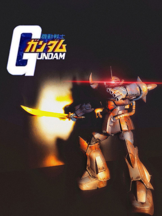 接高达模型喷涂、素组、尸体高达旧化、场景