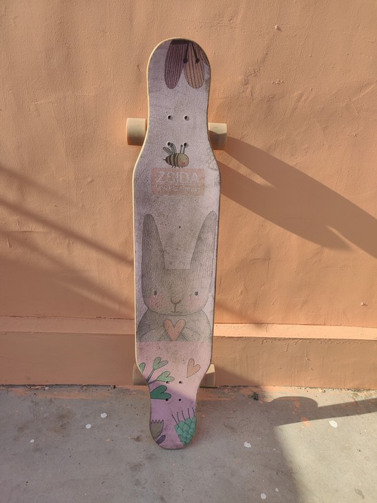 滑板长板，只玩了几次，没刷干净而已