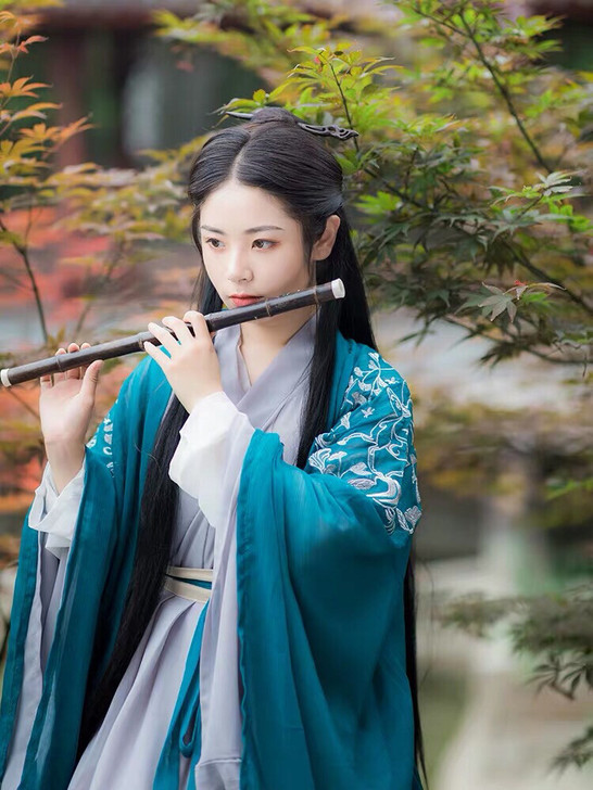 绝版【馨汉沐夕-鹿鸣】正品原创汉服女魏晋风...