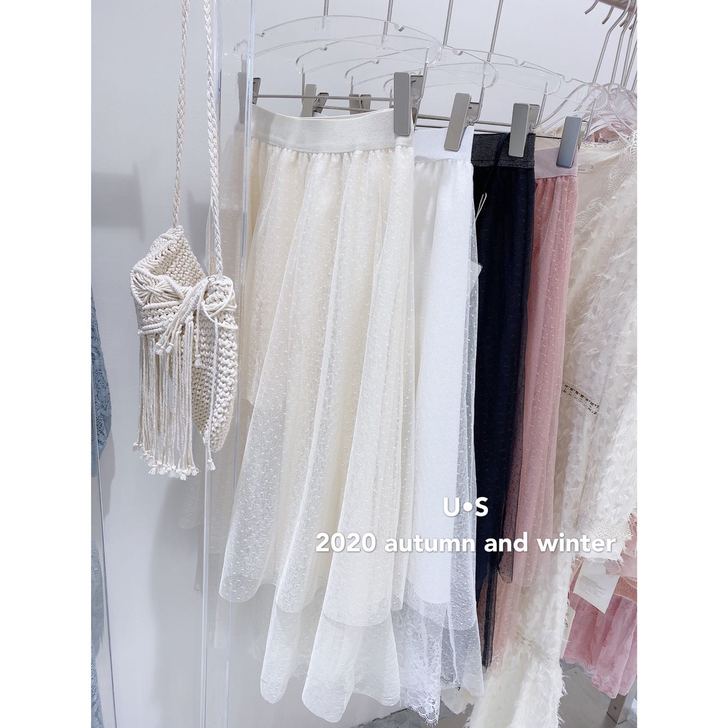 9.2 仙女甜美风百搭半身蛋糕裙 683 U