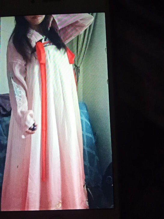 本人小个子的，汉服太长了##amp；lsq...