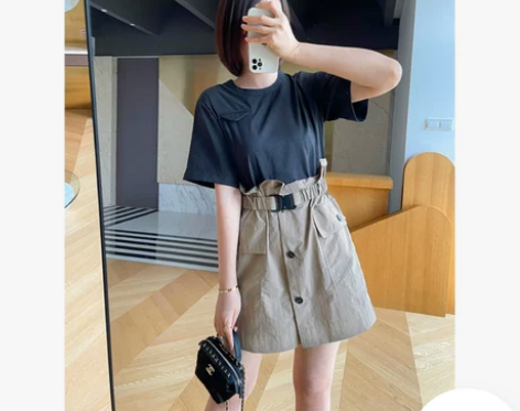 鱼小瑜｜DZ自留爱死！22夏工装风铜氨丝拼...