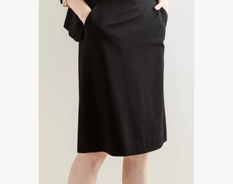 日系春夏 气质优雅 灰黑色ol通勤半身裙 ...