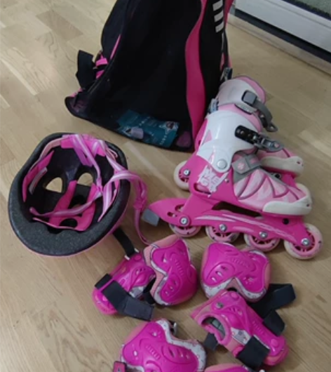 闲置瑞士micro迈古闪光溜冰鞋，八成新，...