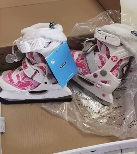 瑞士micro迈古儿童滑冰鞋冰刀鞋尺码可调...