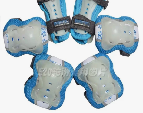 m-cro儿童护具加厚轮滑鞋溜冰鞋滑冰自行...