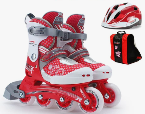 正品瑞士m-cro儿童轮滑鞋初学者溜冰鞋直...