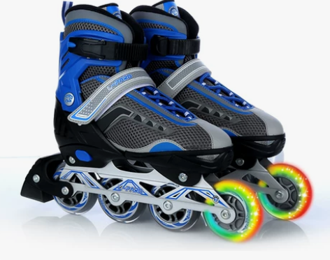 溜冰鞋男女成年初学者轮滑鞋亲子休闲旱冰鞋大...