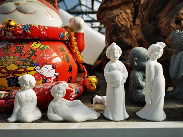 唐代仕女摆件 盆景摆件 茶台摆件 工艺品