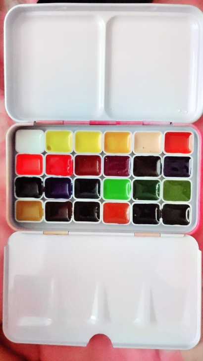 【送水笔】德国史明克固体水彩分装学院级24...