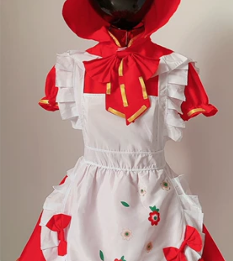 小红帽  女仆装  3件套  帽子小披肩 ...