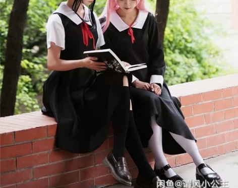 星漫域辉夜大小姐想让我告白cos藤原千花c...