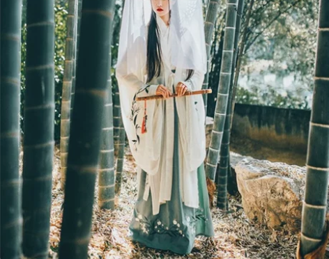 魏晋风汉服女夏季仙气中国风交领齐腰全套超仙...