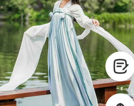 超美汉服 中国风 仙女装 飘逸清新淡雅日常...