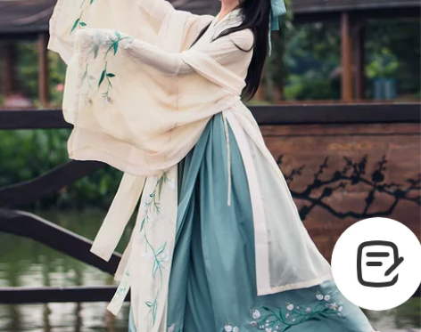 全新！！！一次没穿过！！杜若改良汉服仙女清...