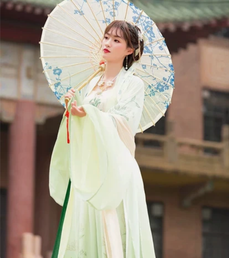 全新汉服有购买记录齐腰襦裙广袖古装中国风女...