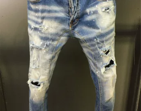 Dsquared2牛仔裤2021新款破洞潮...