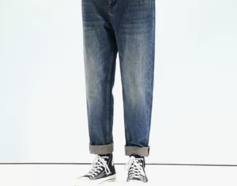 牛仔裤 裤子牛仔裤秋季男士潮牌宽松直筒休闲...