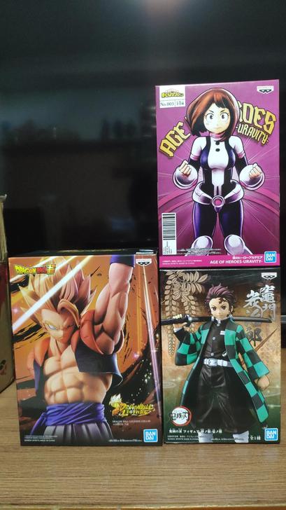 万代眼镜厂手办景品我的英雄学院 鬼灭之刃炭...