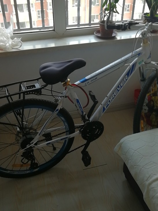 自己家孩子买的现在上大学了在家闲着没咋骑买...