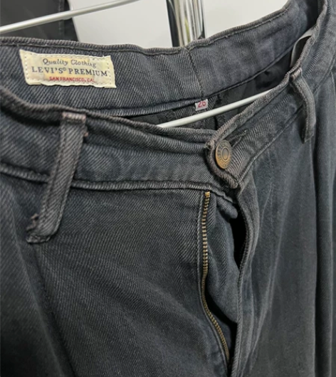 正品李维斯牛仔裤 阔腿裤 腰围 72 裤...