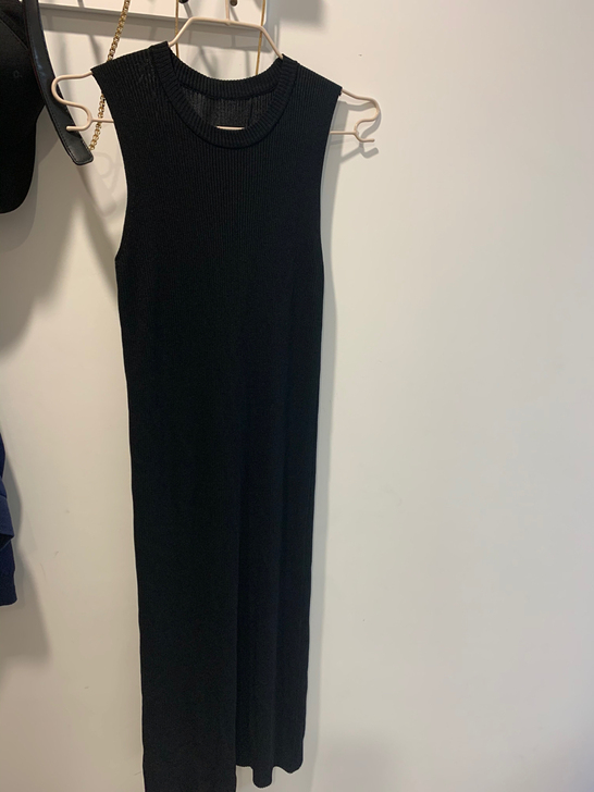 包邮 均码气质冰丝垂料子无袖连衣裙打底包臀...