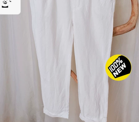 110码，外贸订单，儿童女童棉麻裤，全新工...