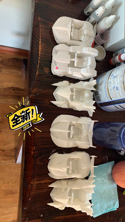 #全部#跑跑卡丁车手游 手办 白膜80一个...