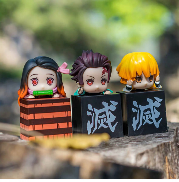 动漫鬼灭之刃我妻善逸灶门炭治郎祢豆子Q版公...