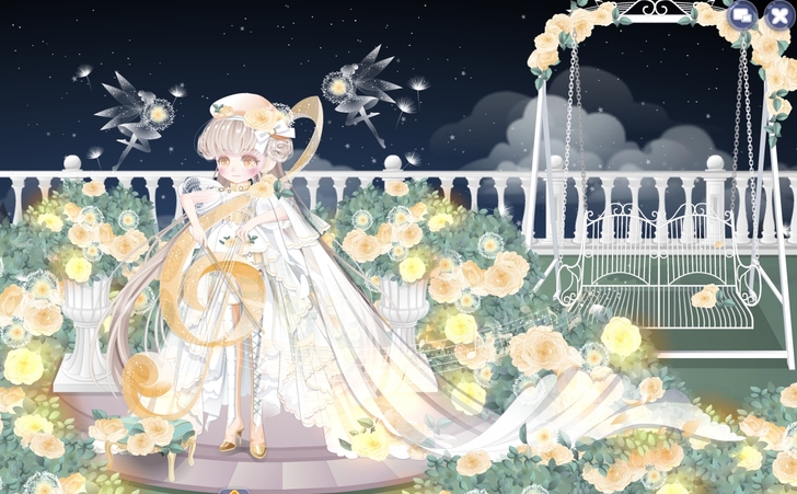 奥比岛花音星浪漫礼赞 陶醉 2020星际大...