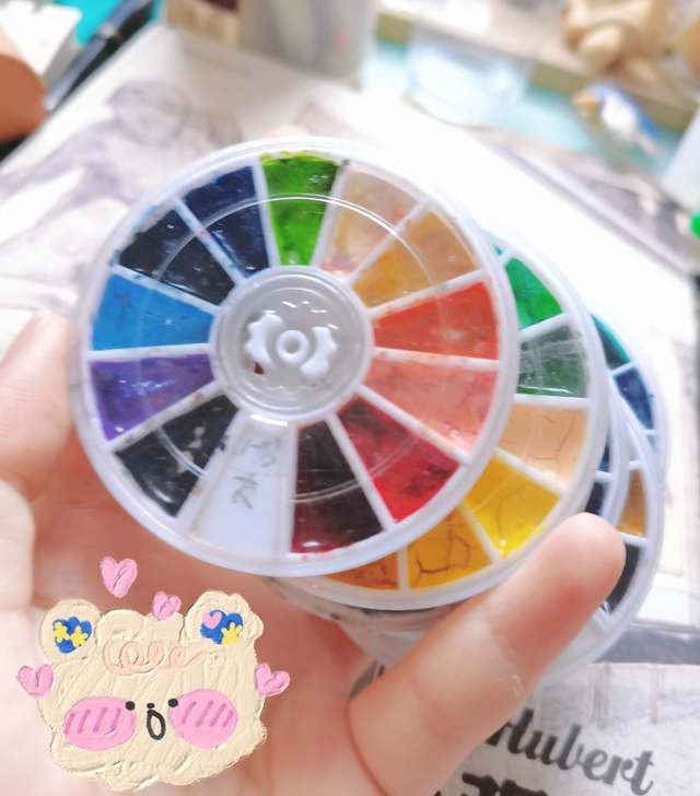 !!水彩颜料分装闲置。新手可以买来尝试一下...