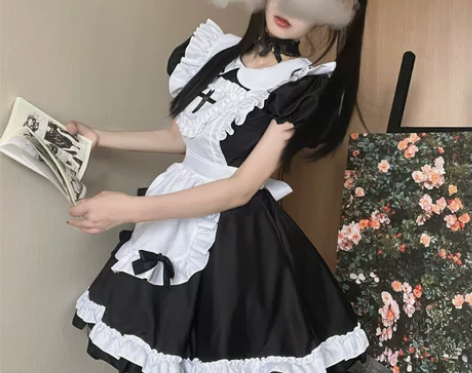 银河约会指南 十字女仆装cos性感制服重工...