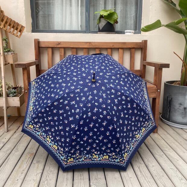 出口日本的订单，很文艺范的长伞~