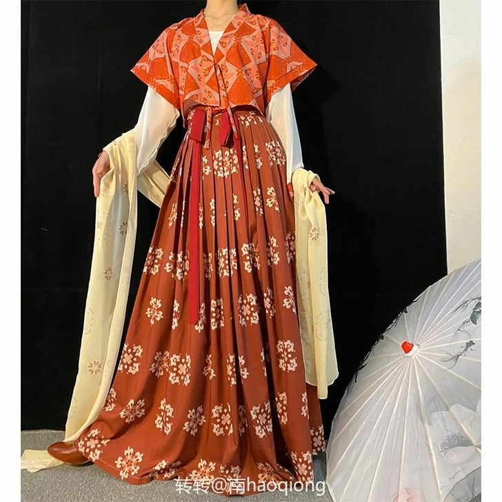 寻茉原创汉服 如梦令 唐制 襦裙