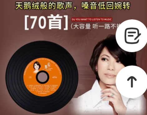 蔡琴cd发烧女声试音蝶mp3大容量压缩碟片...