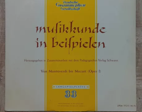 DG古典歌剧精选《从蒙特威尔第到莫扎特》收...