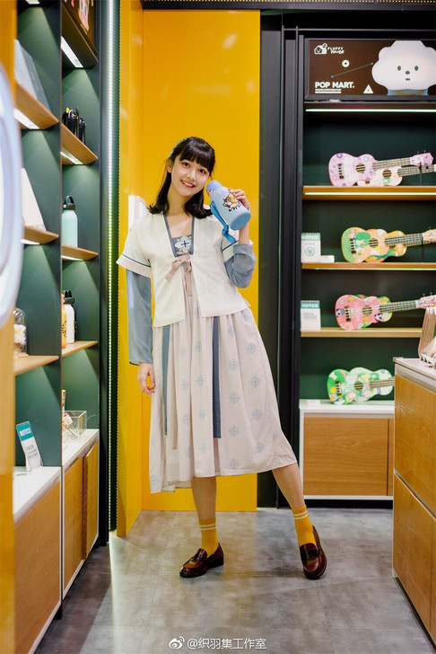 织羽集春款日常汉服汉元素 浣溪