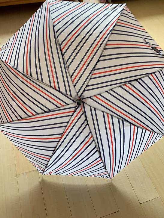海军条纹轻细长伞长柄伞 伞杆材质:不锈钢 ...