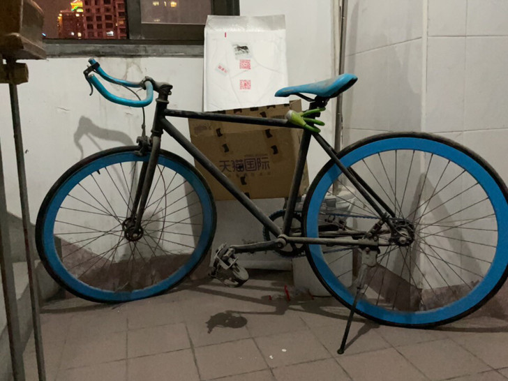 闲置死飞 可倒骑