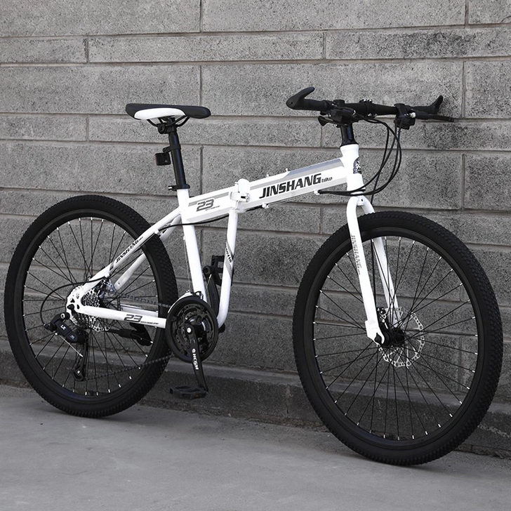 折叠自行车成人男山地车变速减震越野跑车青少...