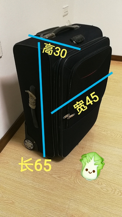 拉杆行李箱  尺寸如图
