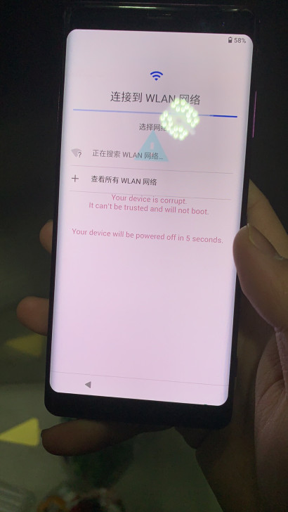 索尼xz2，xz3还原出厂设置之后卡在Wi...