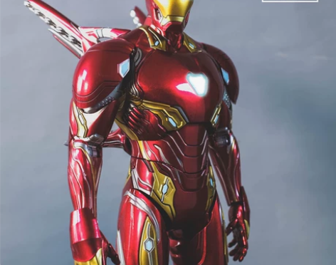 新品现货 豪华正版钢铁侠 可动发光手办 配...