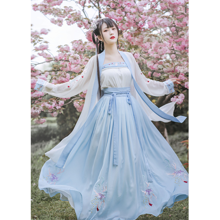 御篇【灼莲】汉服女正品原创三件套4.5米摆...