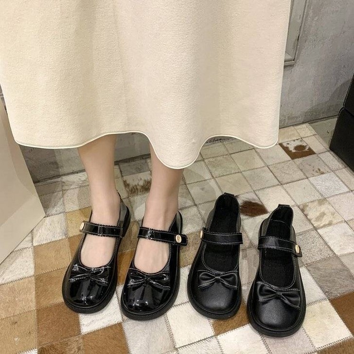 【清仓清仓】森女日系小皮鞋女JK软妹可爱单鞋