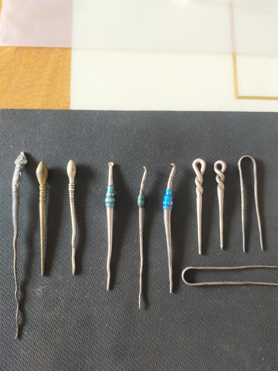 清、银簪子、银耳勺、一＿组、